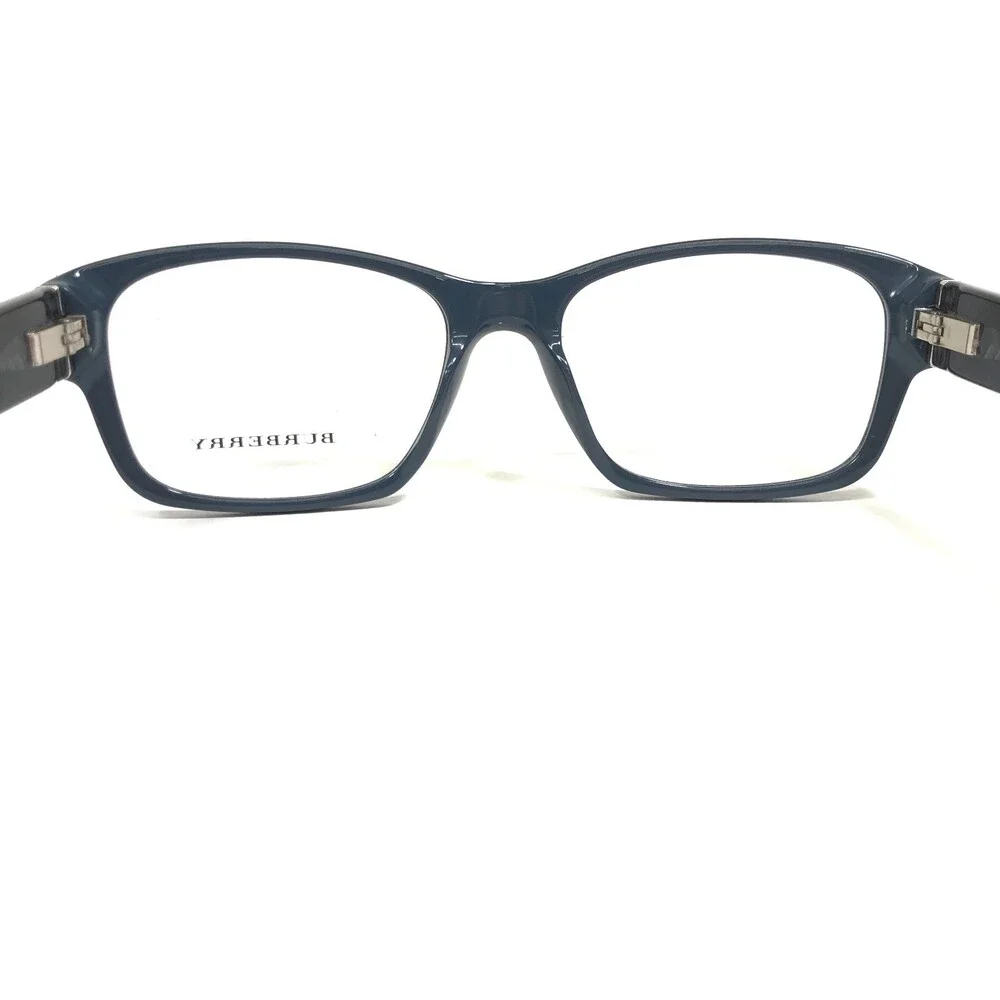 Burberry Eyeglasses Frames B2127 3355 Black Blue Square Nova Check 52-17-140